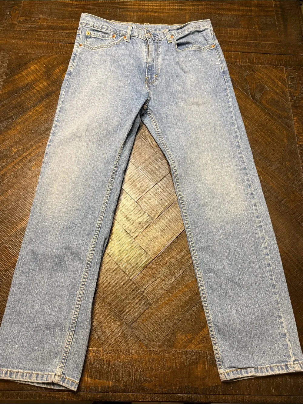 Levi's Men’s Straight Light Blue Denim Jeans